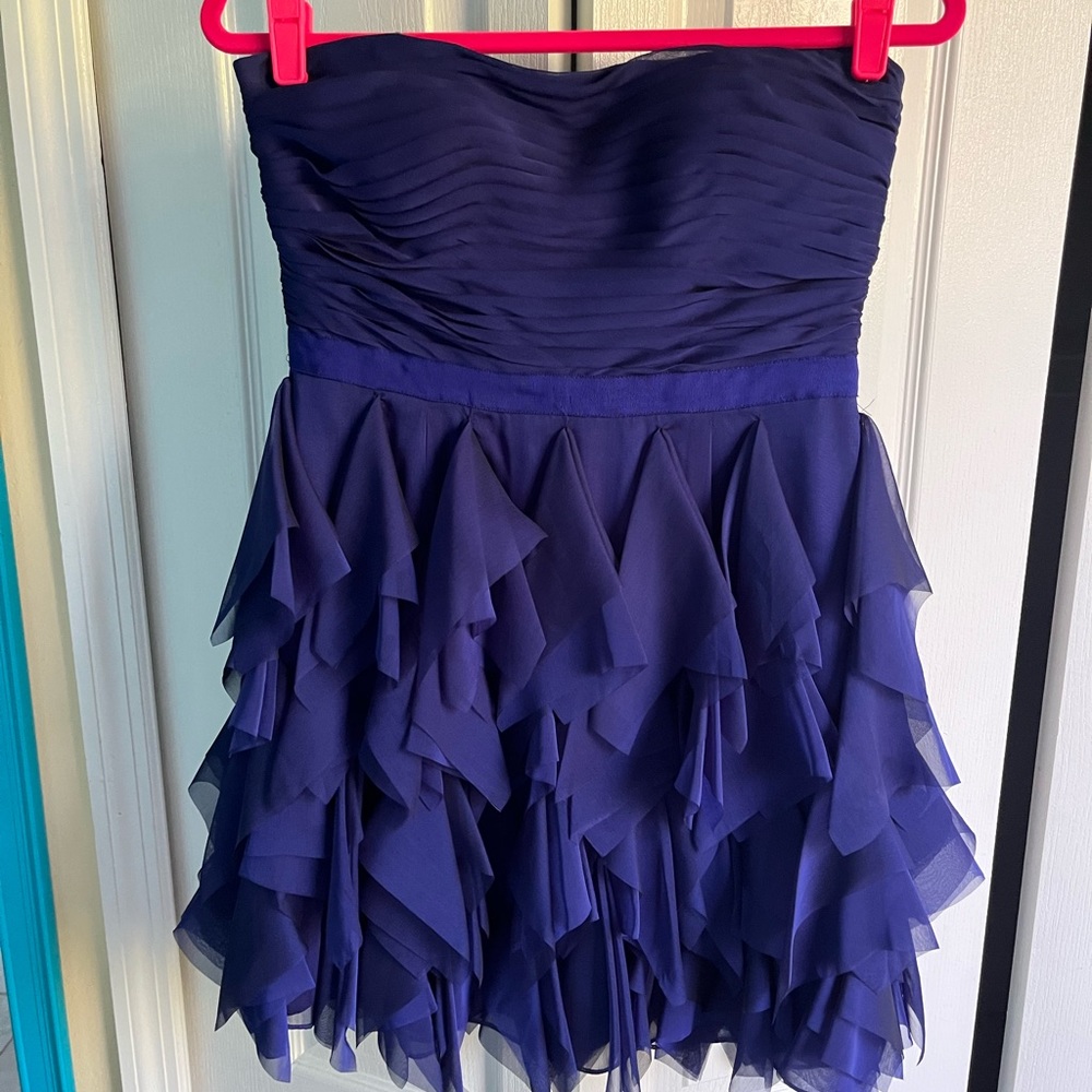 Adrianna Papell Dress Purple 6 
Party Cocktail Cruise Wedding